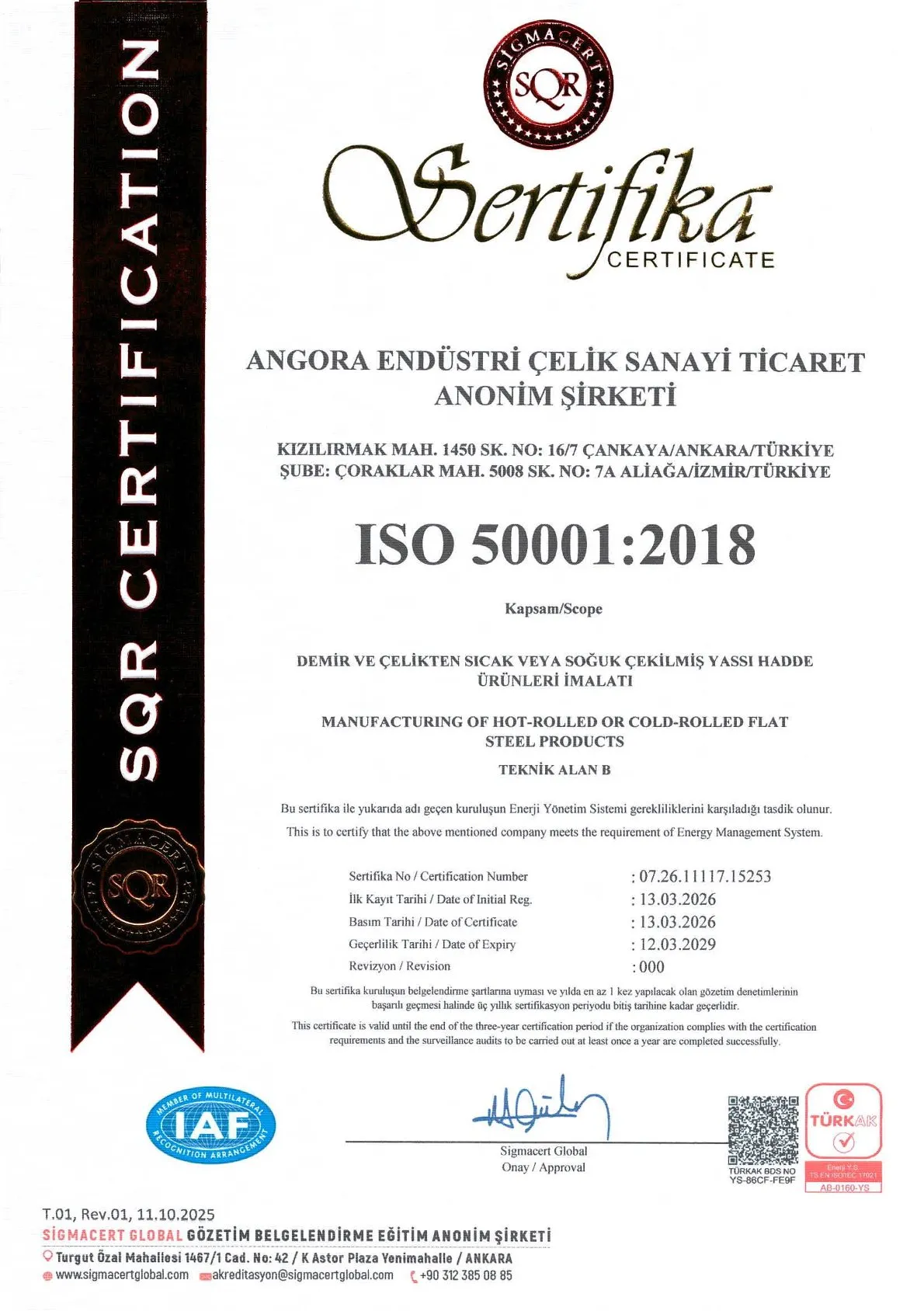 ISO 50001:2018 belge onizlemesi